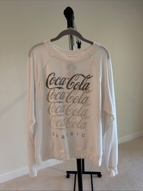 Recycled Karma • Coca-Cola White Sweatshirt